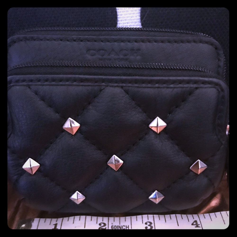 Coach mini wallet super cute two pockets ID window